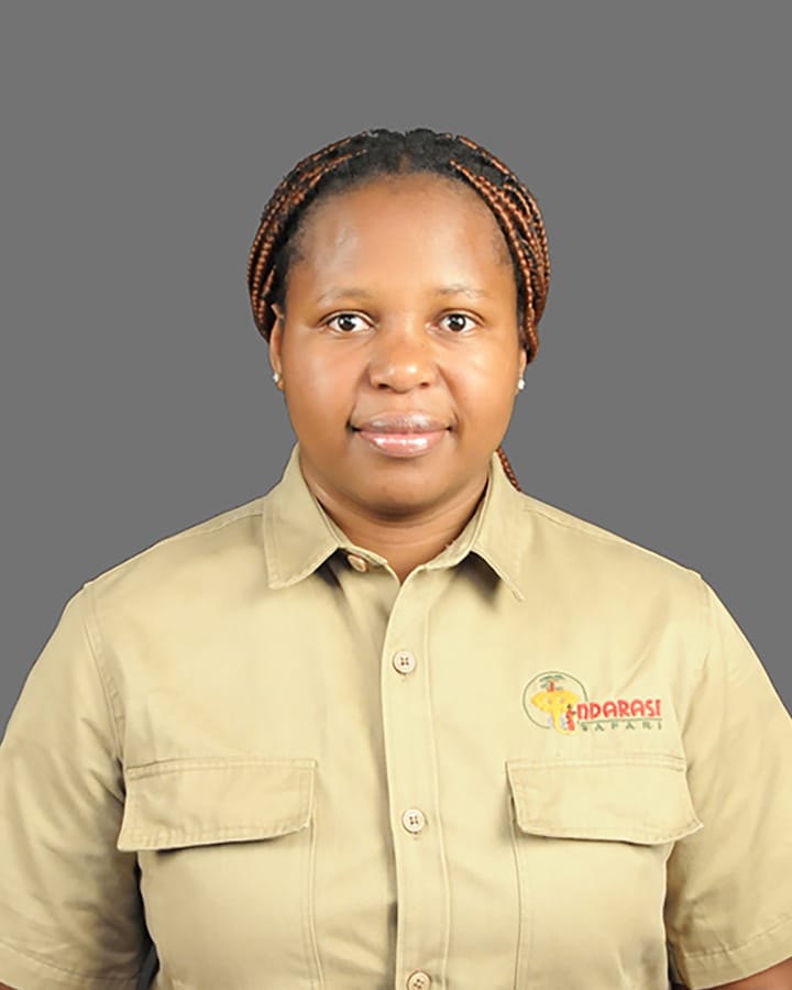 Irene Mamiro, responsable de administración de Ndarasi Safaris